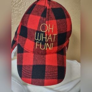 Oh what fun Christmas hat